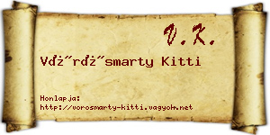 Vörösmarty Kitti névjegykártya